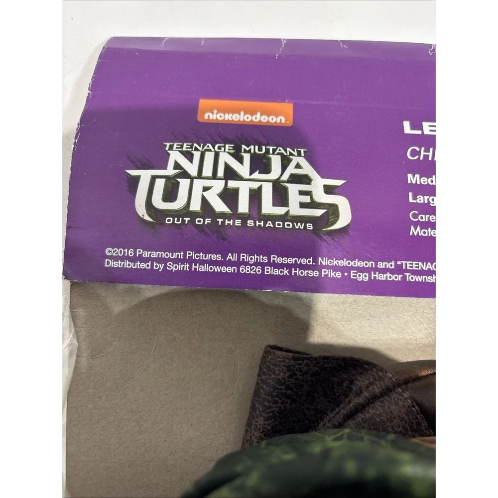 Teenage Mutant Ninja Turtles Leonardo Child Costume Spirit Halloween Large